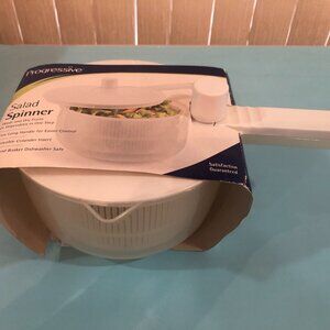 Progressive Salad Spinner with Handle - 2 Quart White   New